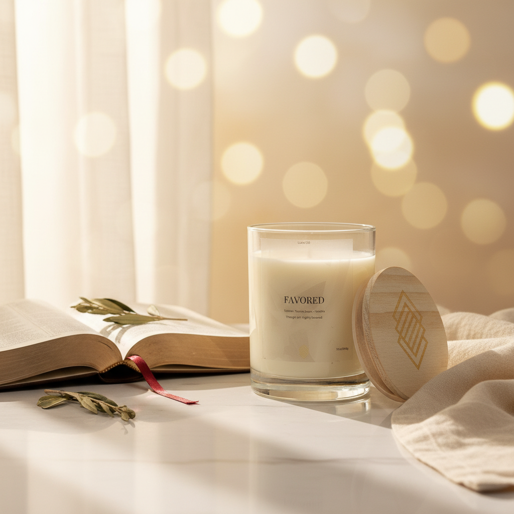 Favored - Soy Wax Candle 10oz with Lid