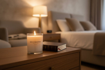 Get Yo Blessings! - Soy Wax Candle 10oz with Lid